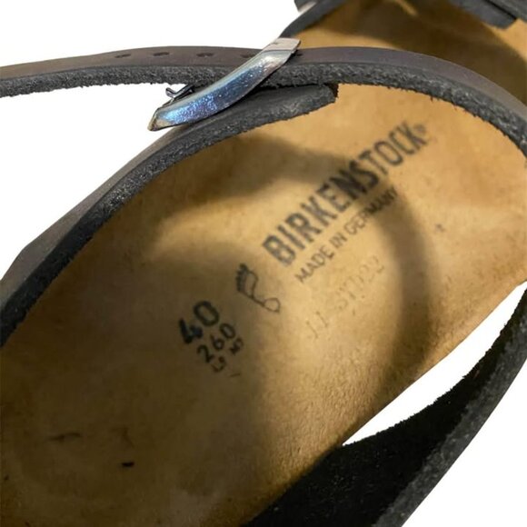 Birkenstock Black Leather Sandals - Picture 4 of 4